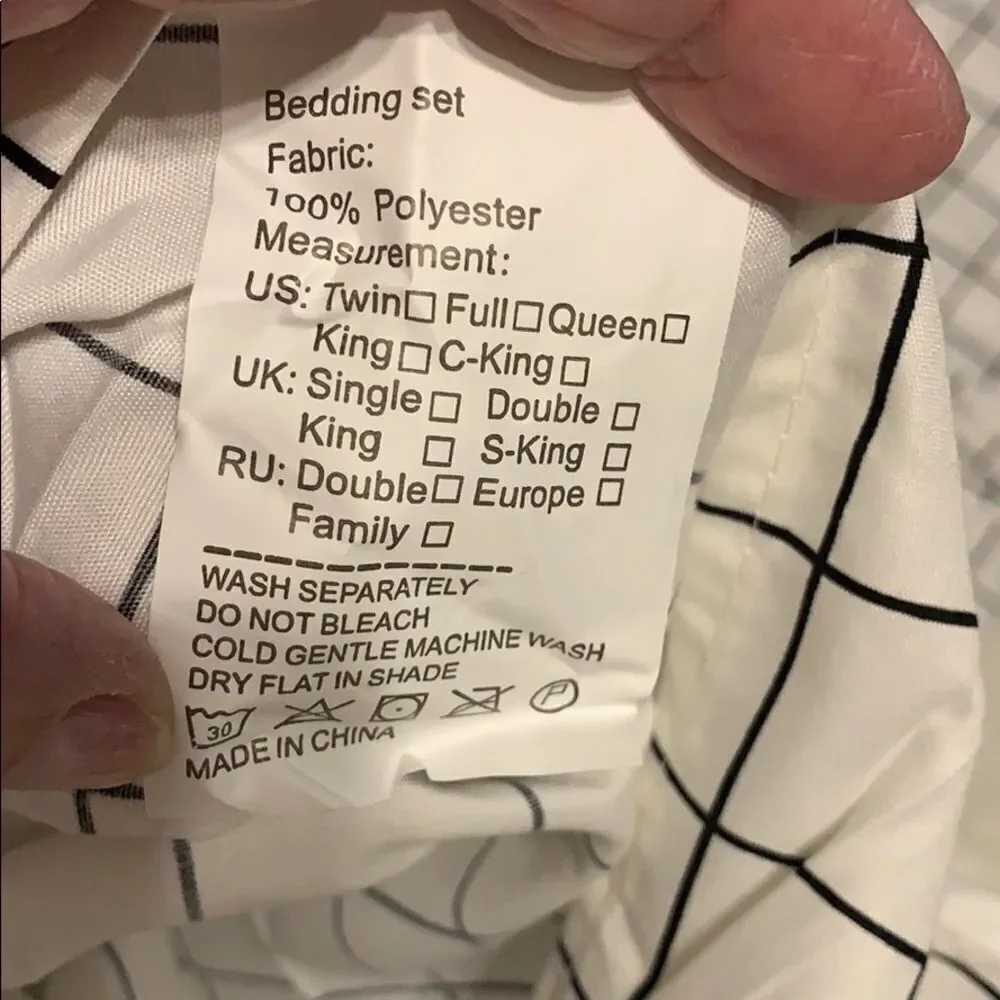Twin duvet & sham